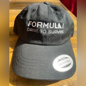 Black Formula 1 Drive to Survive Cap